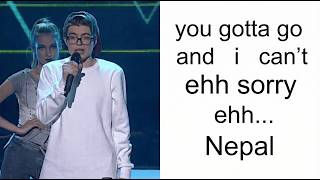 Boy Singing Sorry Meme Full Version Lyrics