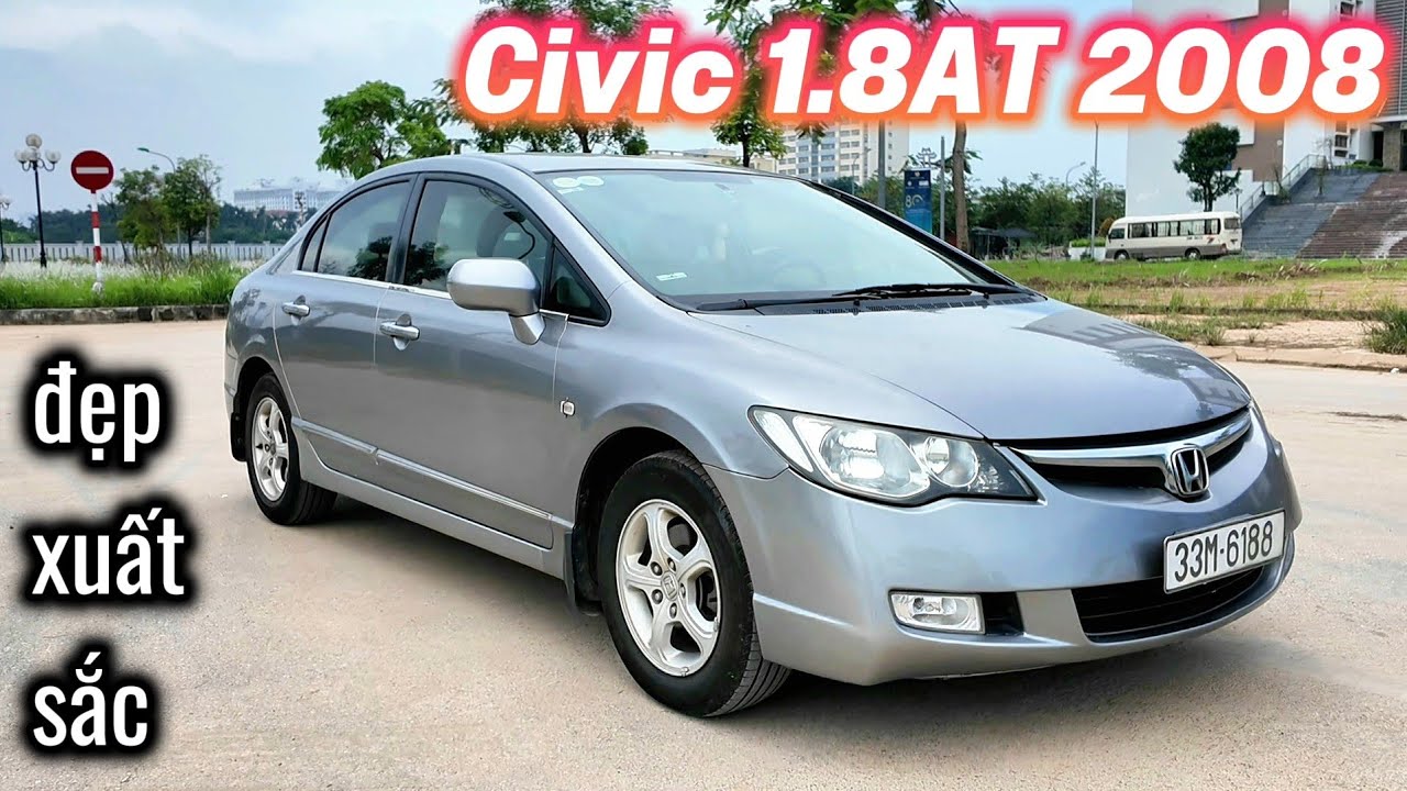 Honda Civic 1.8AT 2008 xuất sắc | Biển 4 số, 1 chủ