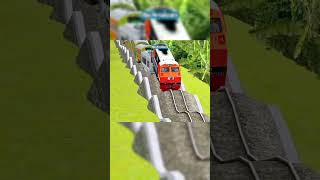 Kereta Api CC203 RNB Vs Rel Polisi Tidur #keretaapi #keretaapiindonesia #train