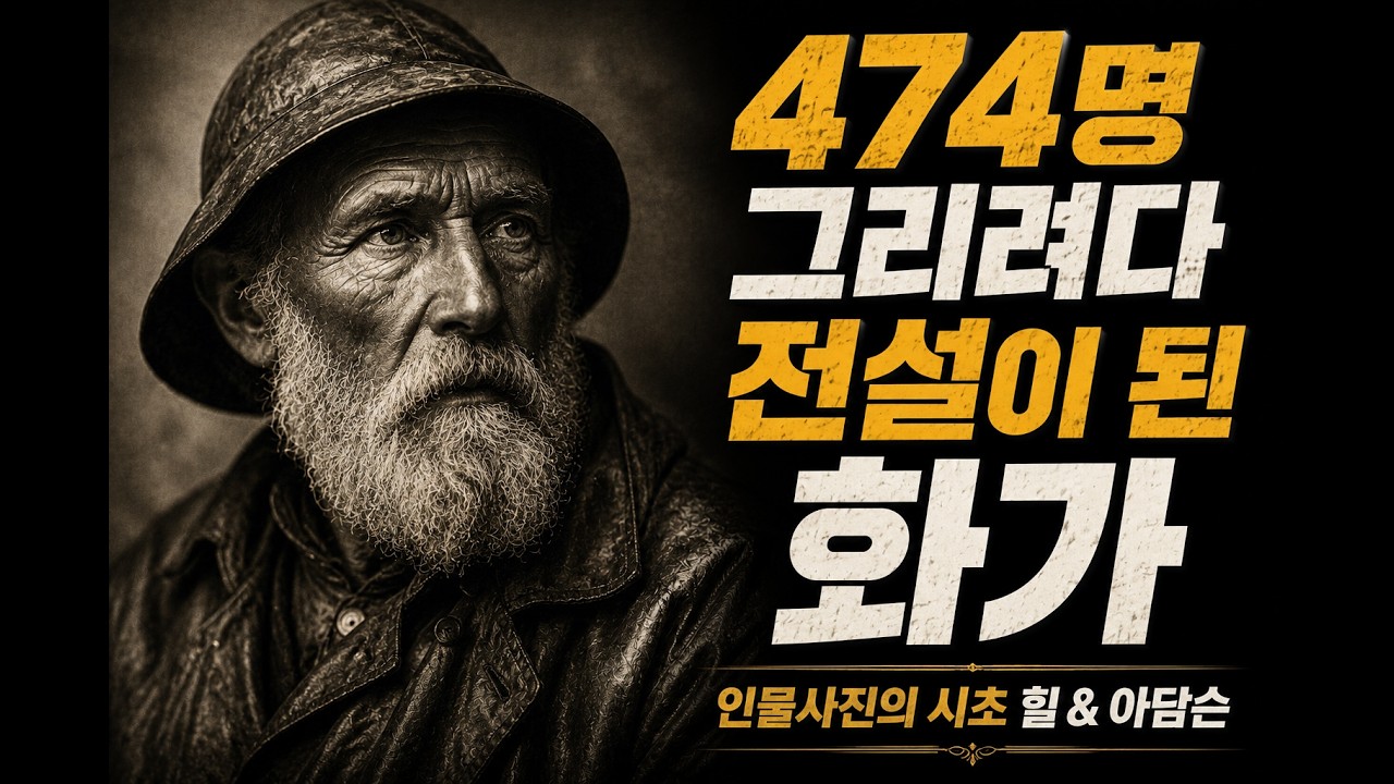 [20세기를 빛낸 사진가] 05강: 474명을 그려야 했던 화가의 운명적 선택! 인물 사진의 거장 (힐 & 아담슨)