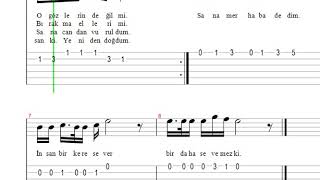 Nazan Şoray Sana Merhaba Dedim Nota Tab