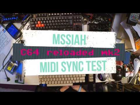 C64 Hardware - C64 reloaded mk2 - Mssiah Midi Sync Test - YouTube