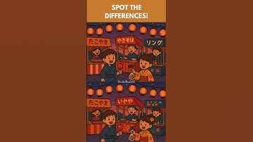 how many differences can you find? #shortsfeed #riddles #puzzle #shortvideo #shorts