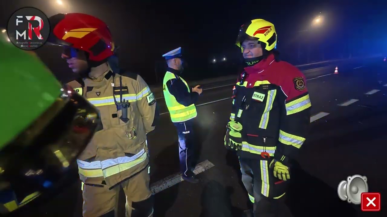 Wypadek dwóch pojazdów, dwie osoby poszkodowane. Ołtarzew Poznańska.416/2025