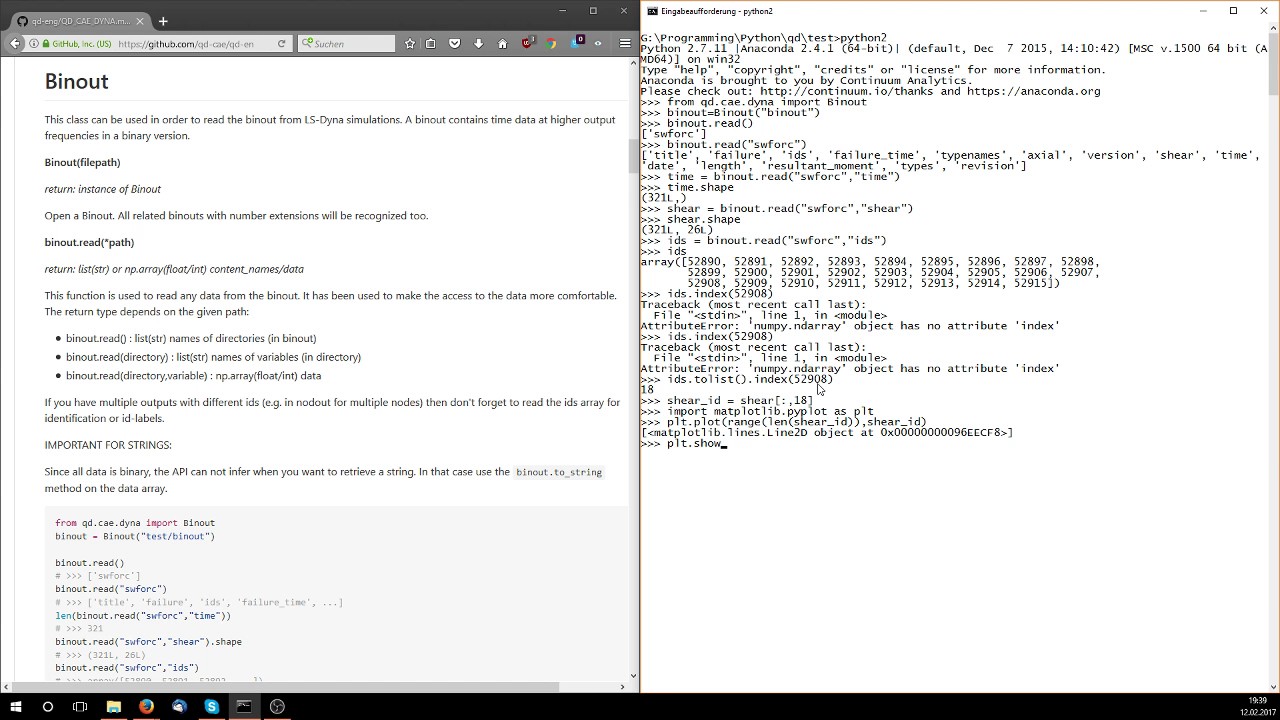 QD PLUS(Ep. 1): Reading a Binout (LS-Dyna) in Python with Qd Plus(Ep. 1): Reading A Binout (Ls-Dyna) In Python With