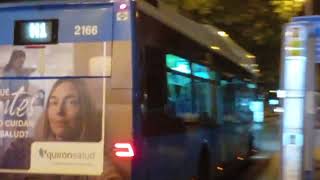 Here is the Emt bus 2166 on the N1 in Madrid Saturday 12 September 2026 screenshot 5
