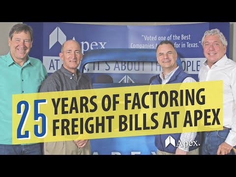 25 Years of Factoring Freight Bills at Apex Capital