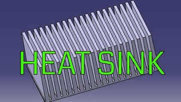 Catia V5 - Heat Sink Model