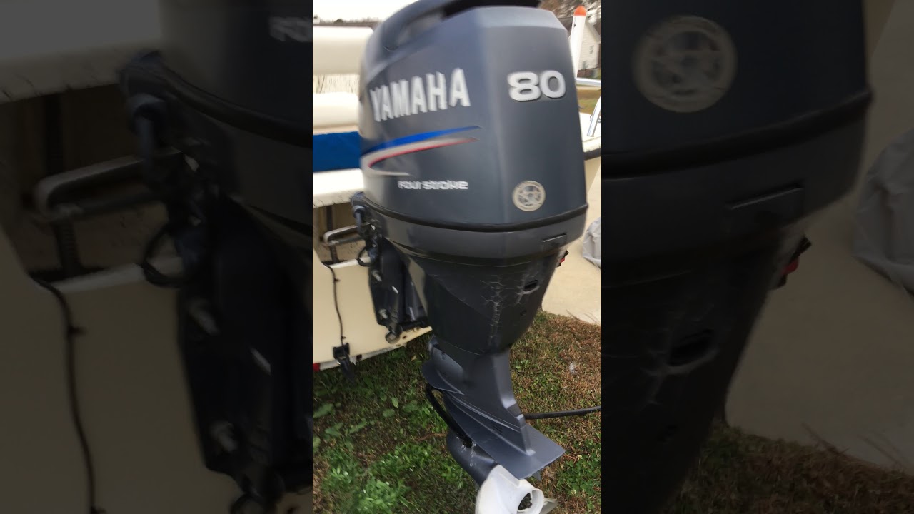 2001 Yamaha Outboard Motor Fourstroke test Run