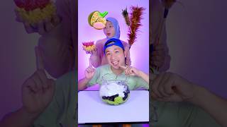 Tantangan KIRI atau KANAN🤔 #asmr #mukbang #makansesuaiemoji #videomakan #videolucu