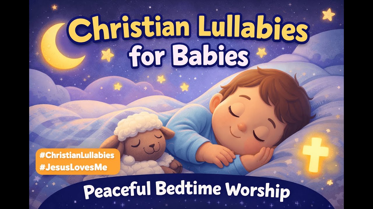 Baby Christian Lullaby 🌙 | Gentle Bedtime Worship Songs for Toddlers & Kids