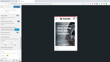 Partdo - How to edit the mobile bottom menu?