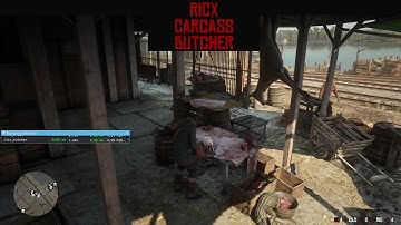 RedM Script - RicX Carcass Butcher - RedEM:RP & VORP Script for RedM