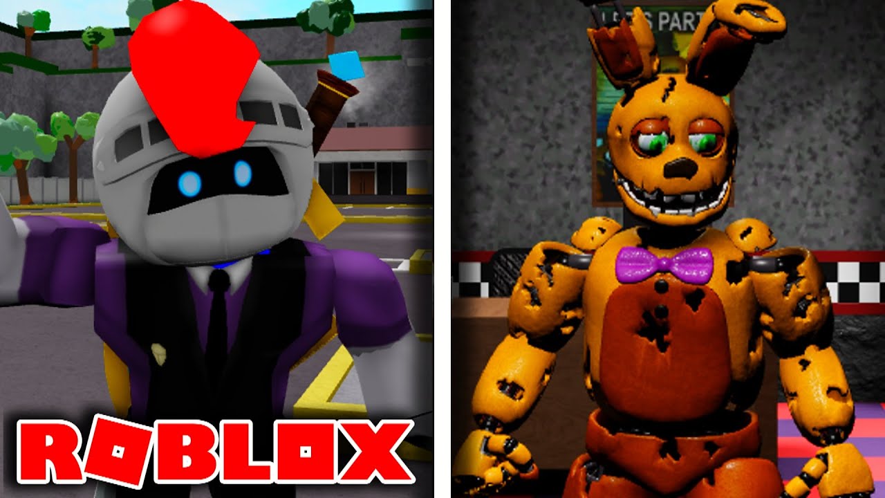New William Afton Spring Bonnie And Springlock Failure In Roblox Archived Nights Fnaf Roleplay Youtube - spring bonnie suit roblox
