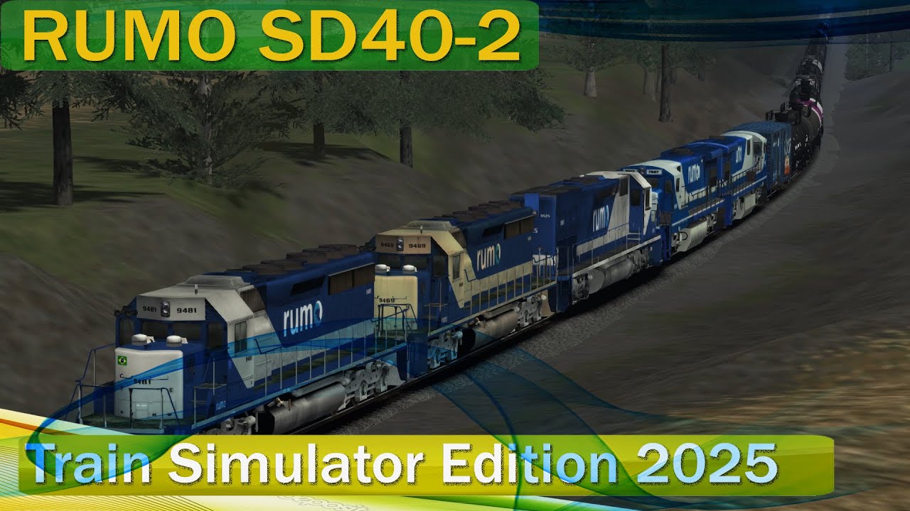 Train Da Rumo Trem da RUMO com 5 Locomotivas / Train Simulator Edition 2025 - YouTube