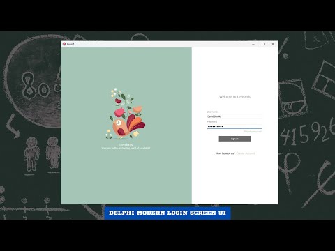 Modern Login Screen