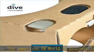 Durovis Dive Cardboard 6 - braun - Virtual Reality Headset Inspired by Google Cardboard V2 für Goog