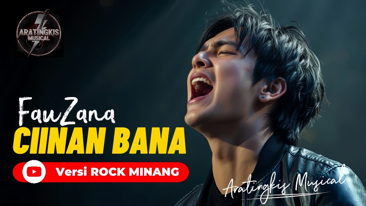 CIINAN BANA - FAUZANA | Versi Rock Minang Cover by ARATINGKIS MUSICAL (lirik) 