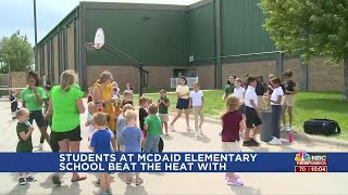 McDaid Elementary students beat the heat by enjoying popsicles