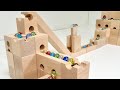 Marble Run ASMR ☆ キュボロの木製マーブルコース♪& ハンマーアタック!