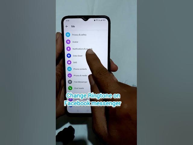 Change Ringtone on Facebook messenger