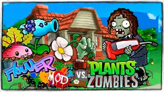 ЗОМБИ-БАБУЛЯ С ПЫЛЕСОСОМ! 🍇 ВИНОГРАДНЫЙ ГОРОХОСТРЕЛ! ◉ Plants vs. Zombies &quot;Flower Mod&quot; #2