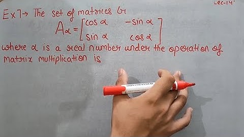 Group Theory| Lecture 14|Example of Abelian Group under matrix multiplication | Theta Classes