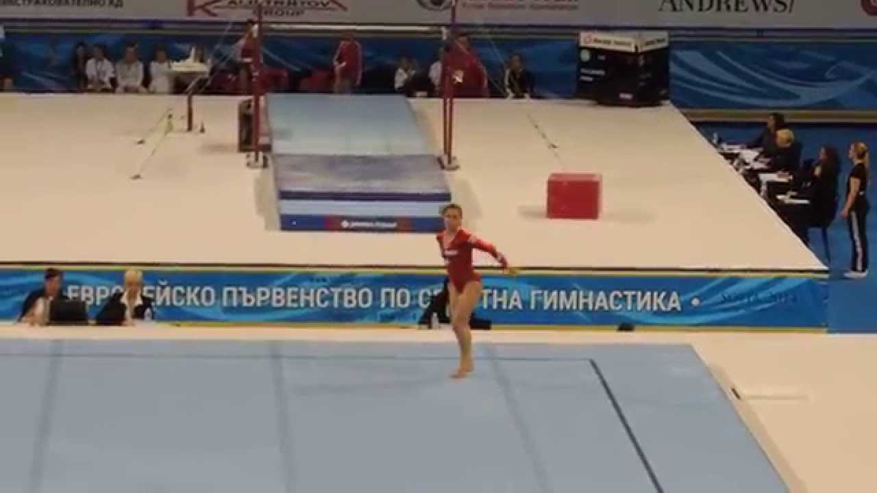 JEM Sofia 2014 Qualifikation Senioren Team Giulia Steingruber SUI Boden