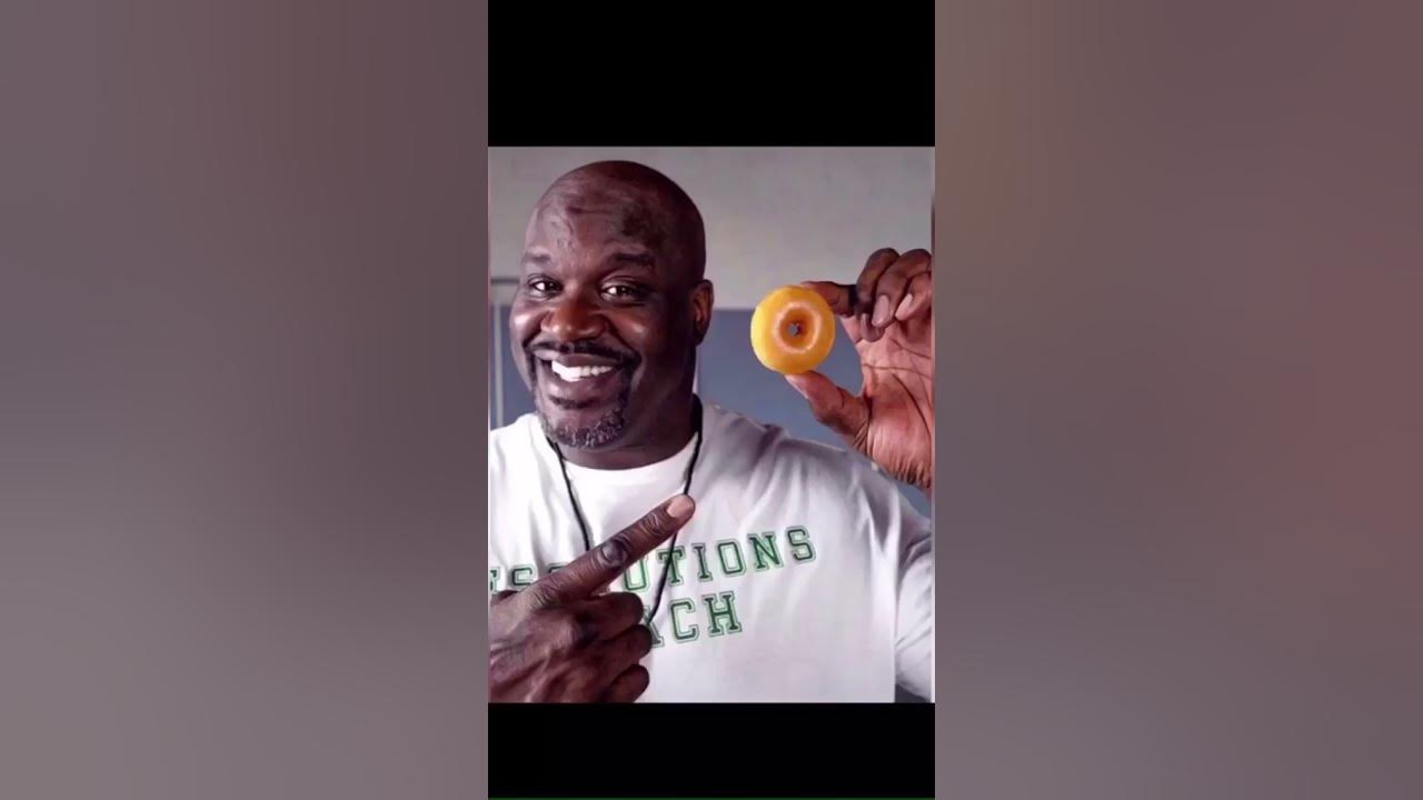 Shaq making things look small youtube