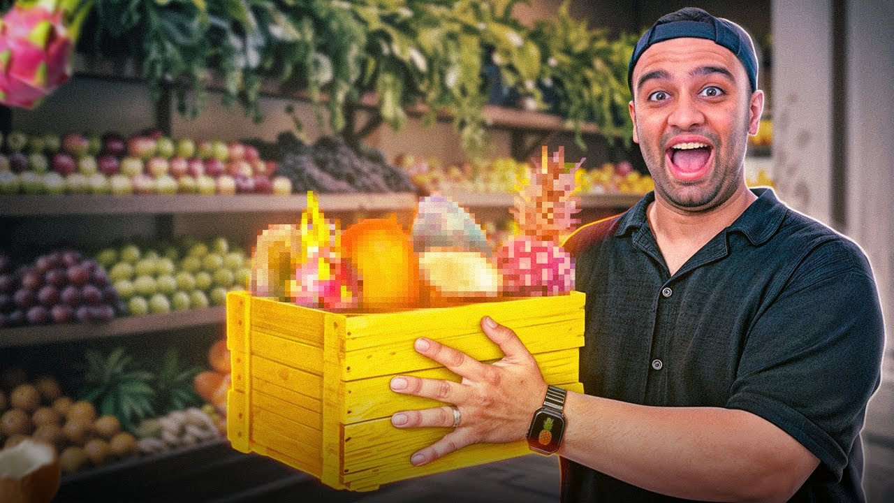 یه جعبه پر از میوه های عجیب و غریب📦🍍