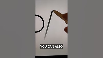 HOW TO MAKE PERFECT LINES AND CIRCLES IN PROCREATE #shorts #procreate