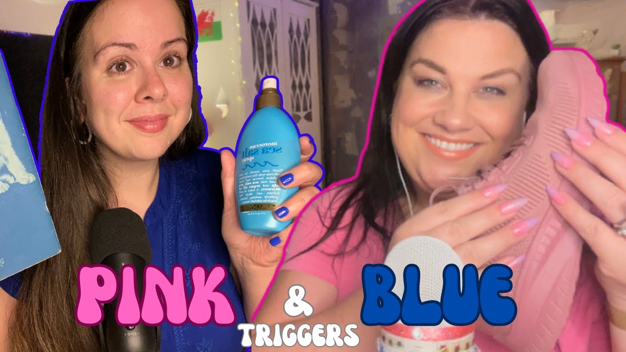 Fast & Aggressive ASMR - COLLAB WITH @asmrwales 😍 PINK AND BLUE ...