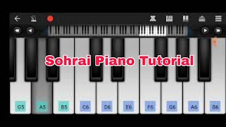 Santhali Sohrai Piano 🎹 Tutorial // Walk Band App // Santhali Music Raha // screenshot 4