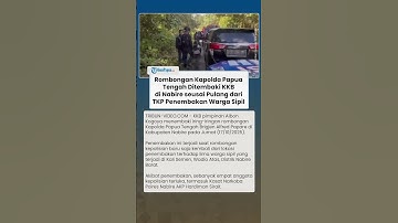 Rombongan Kapolda Papua Tengah Ditembaki KKB Pimpinan Aibon Kogoya seusai Cek TKP Penembakan Warga