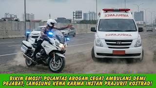 Download Lagu BIKIN EMOSI! Polantas Arogan Cegat Ambulans demi Pejabat, Langsung Kena Karma Instan ! MP3