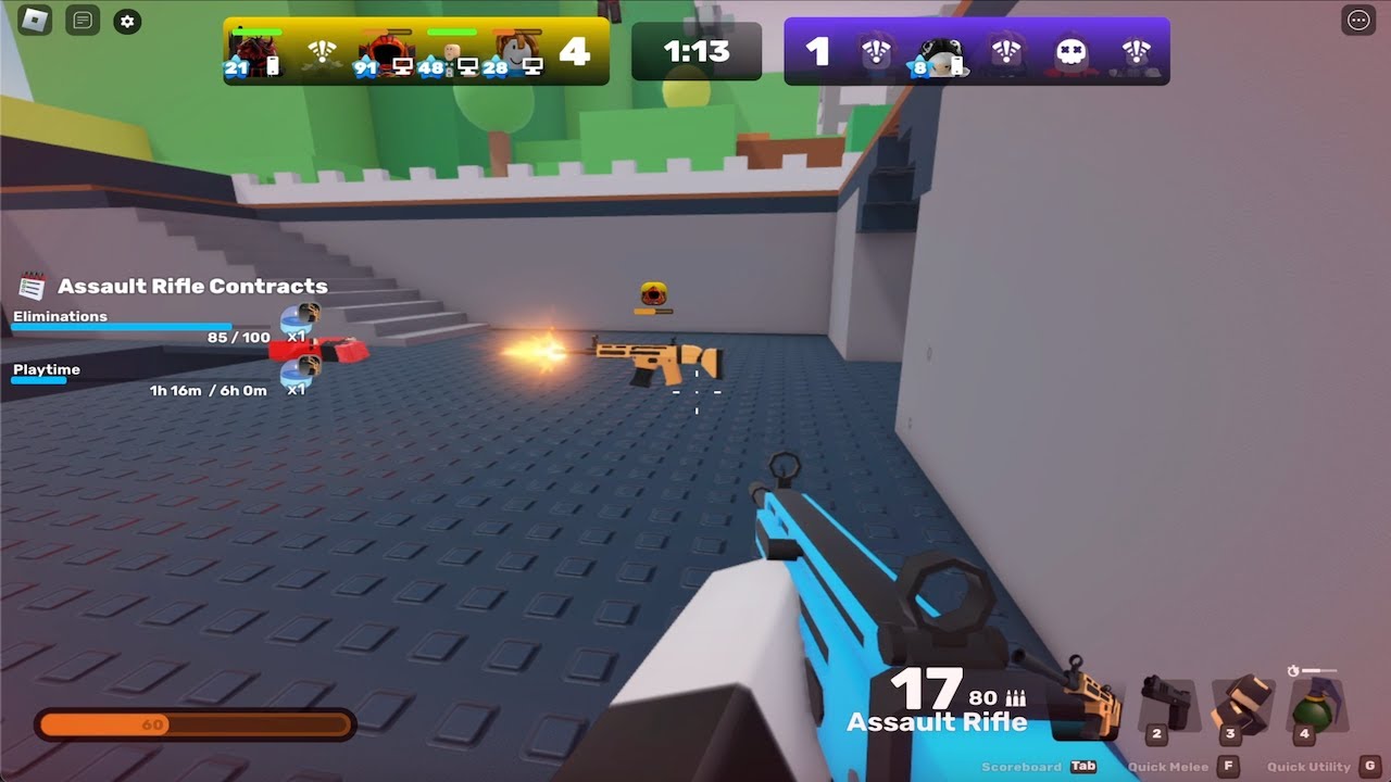 Roblox Rivals PC Gameplay [FULL HD 1080p] - Who's Holding this FLOATING ...