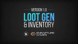 Loot Gen & Inventory - Unreal Engine 5 Item Generation and Inventory System
