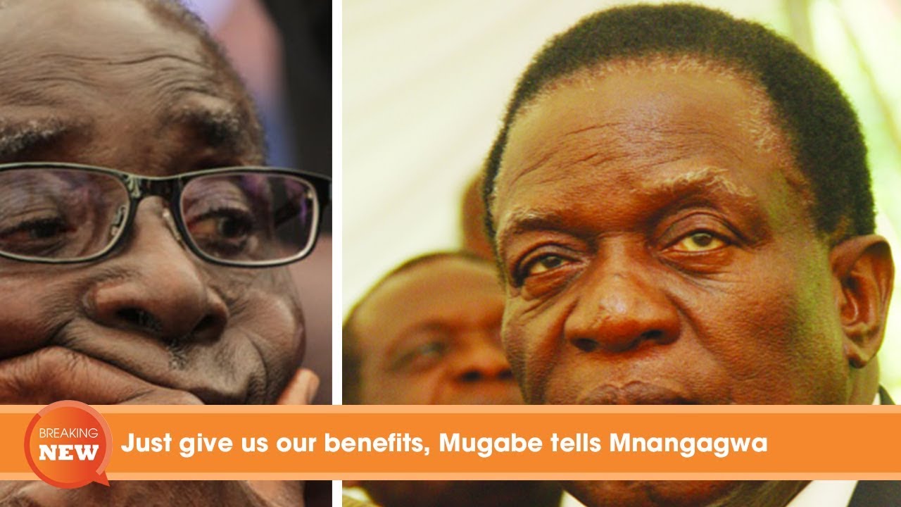 Just give us our benefits, Mugabe tells Mnangagwa