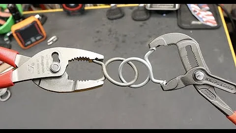 Battle of the Hose Clamp Pliers! Snap On vs Knipex. Strong, fast, nimble flexible. Who will win?