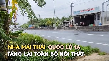 Ms 0473 Nhà mới đẹp mặt tiền quốc lộ 1A còn 1,7 tỷ tặng hết nội thất Điềm Hy Châu Thành Tiền Giang