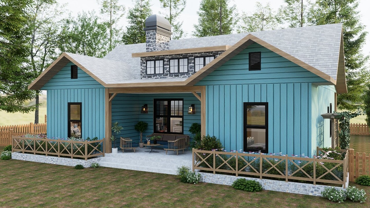 Вы влюбитесь в этот уютный и идеальный маленький домик.