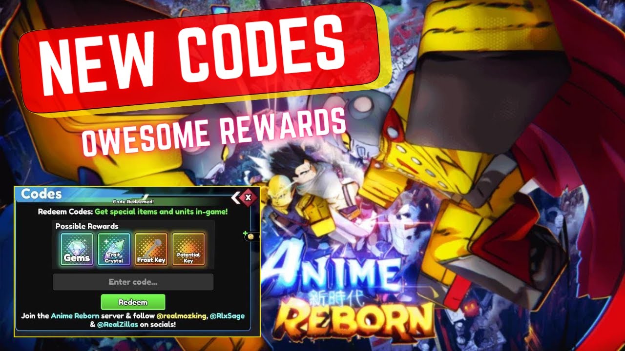 🎉NEW🔥 All Working Codes for Anime Reborn in 2025! 💥 Roblox Anime Reborn ...