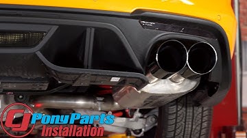2018-2023 Mustang GT Ford Performance By Borla: Custom 2.5" CatBack Exhaust w/ 4" Tips Install