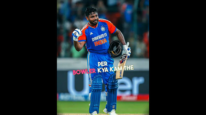 😙Sanju aur 💪 Tilak Ne dhoya South Africa ko