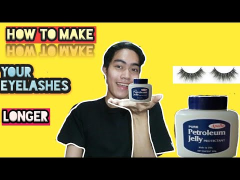 WIE SIE IHRE EYELASHES MEHR (Vaseline) MACHEN | Jayson Almine