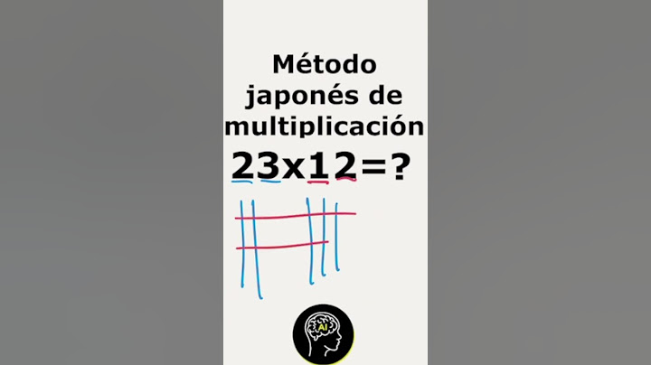 Puedes multiplicar solo contando rayitas (método japonés)