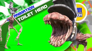 Toilet Head more Dangerous than Siren Head Green Screen Horror SCP PixelBoom