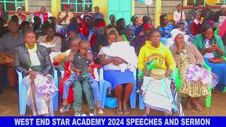 WEST END STAR ACADEMY 2024 SPEECHES