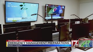 A look at Wake Co. Emergency Ops Center before Debby hits