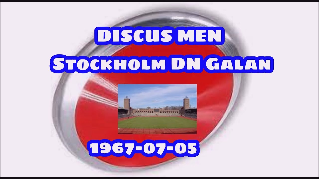 DISCUS MEN Stockholm DN Galan  1967-07-05